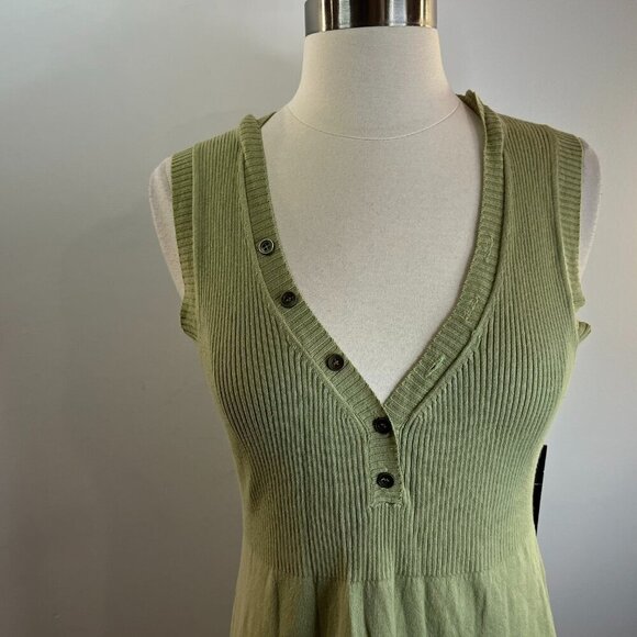 BCBG MAX AZRIA Juniors Moss Green Hooded Sweater - Size XL - NWT $130 - Picture 2 of 5